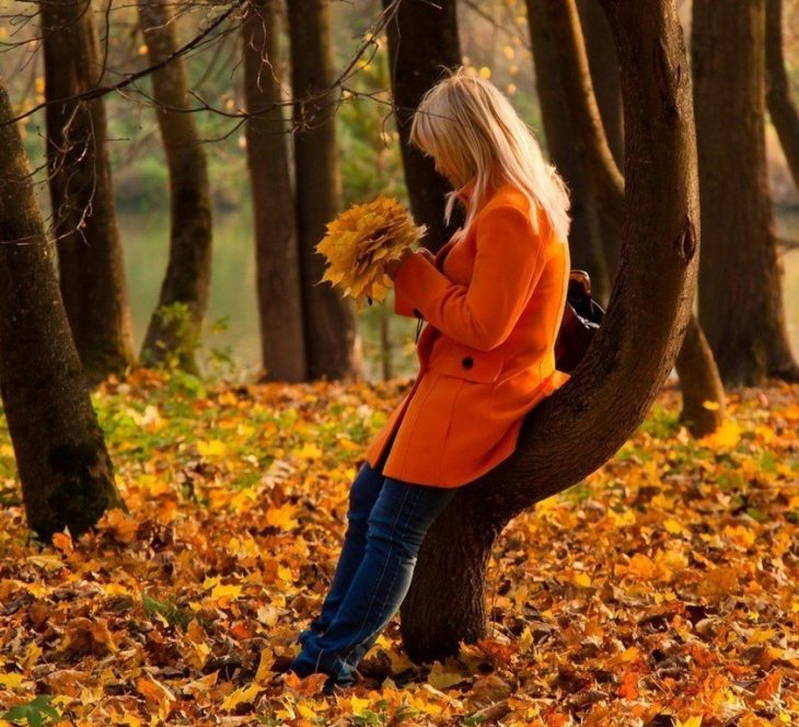 Фото Блондинок С Длинными Волосами Осенью