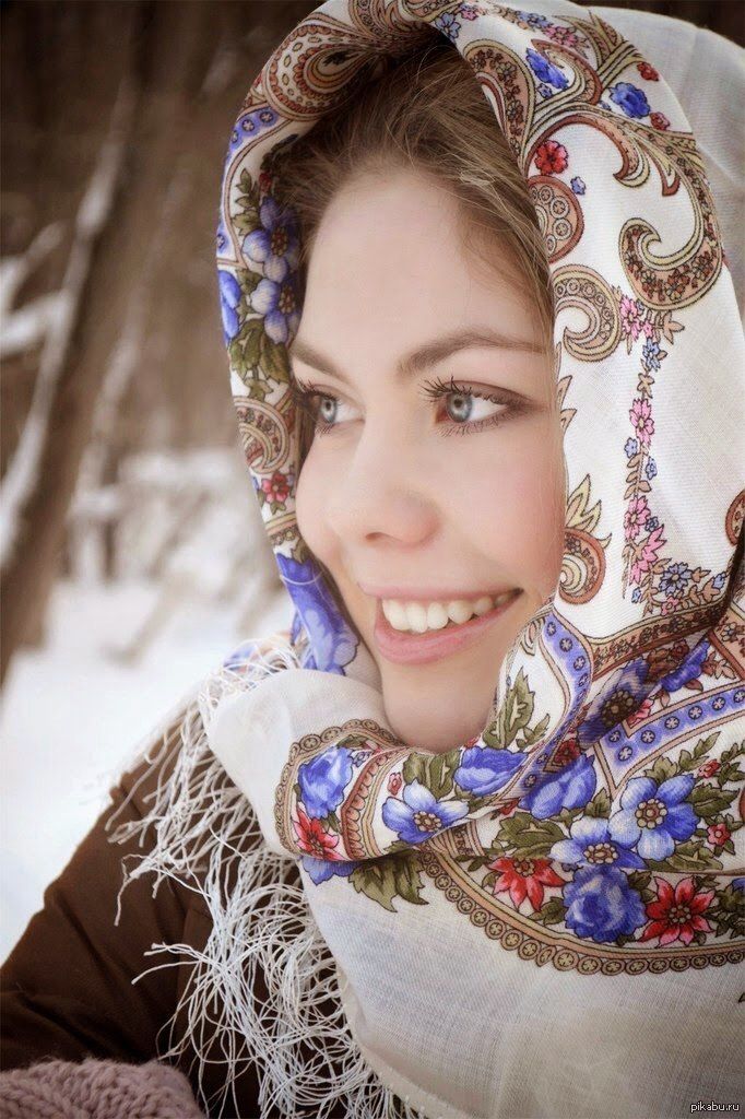 Фото Русских Девушек В Платке