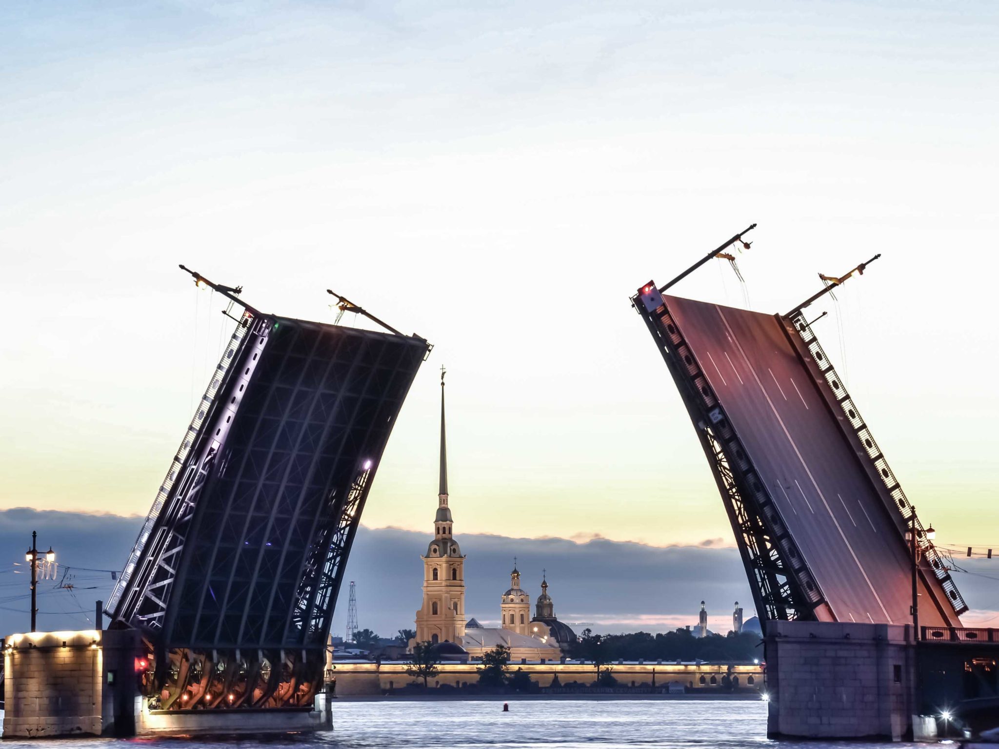 Санкт петербург разведение мостов