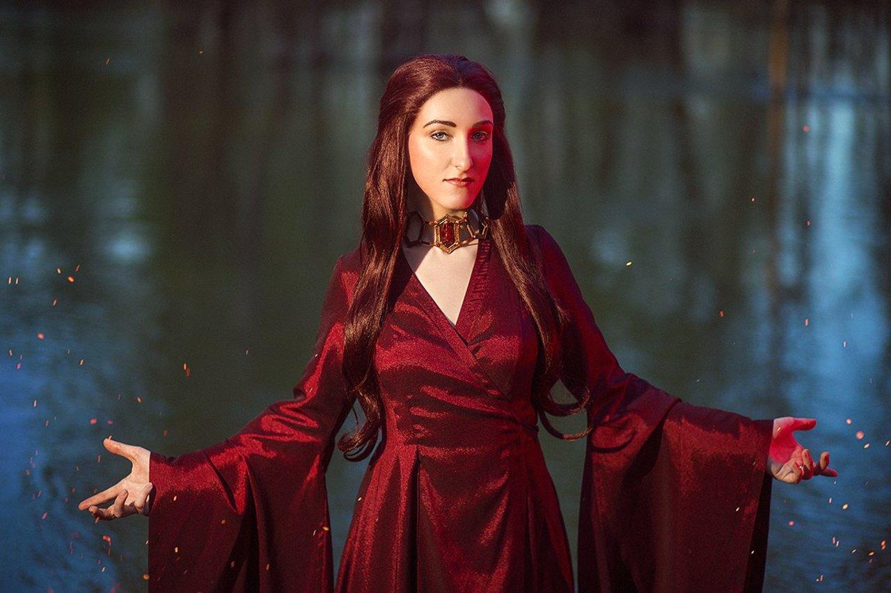 Red witch costume game of thrones