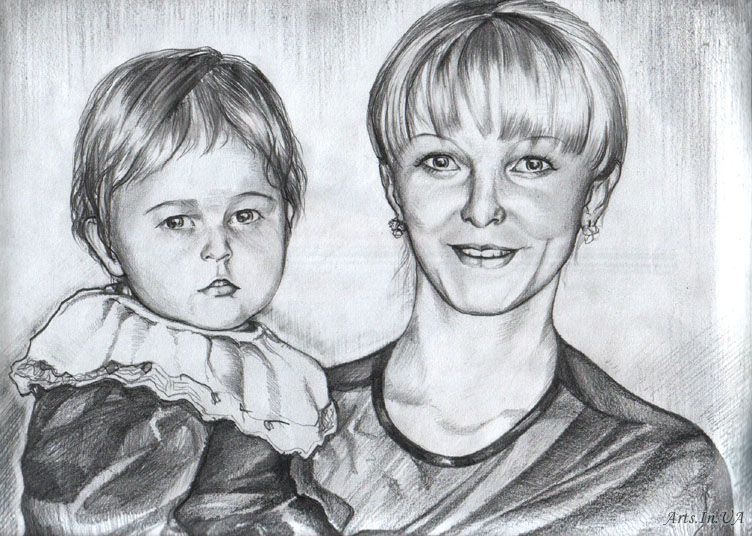 Двойной портрет матери и ребенка 4 класс. Мама карандашом. Рисунок для мамы. Портрет мамы и ребенка карандашом. Портрет мы с мамой улыбаемся.